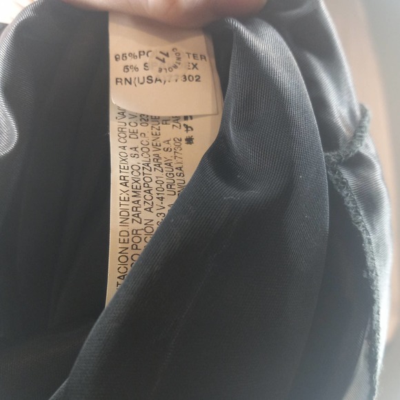 Zara Sleeveless Little Black Dress LBD Medium - Picture 4 of 5